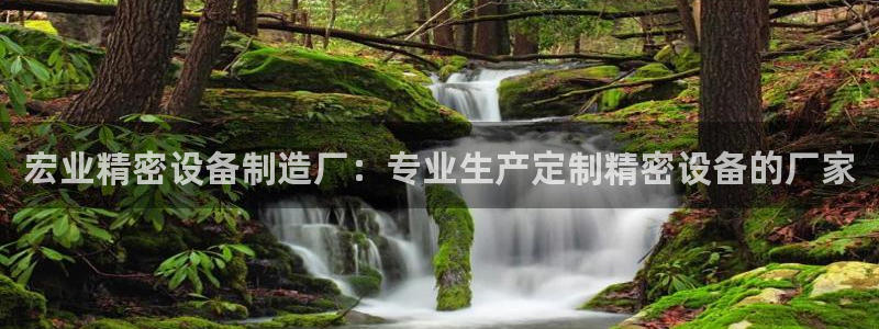 彩神V集团公司：宏业精密设备制造厂：专业生产定制精密设备的厂家