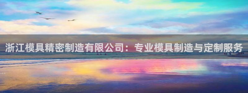 彩神团队是真的吗：浙江模具精密制造有限公司：专业模具制造与定制服务
