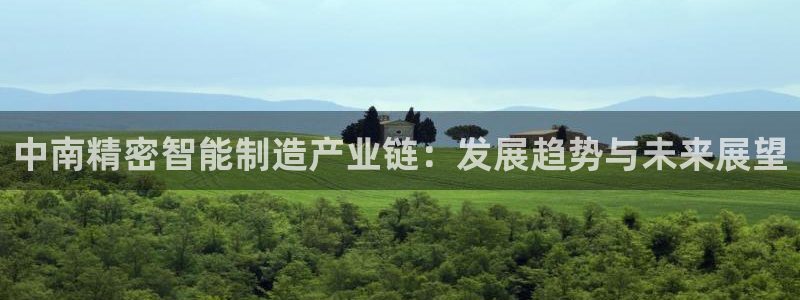 彩神x平台靠什么盈利：中南精密智能制造产业链：发展趋势与未来展望