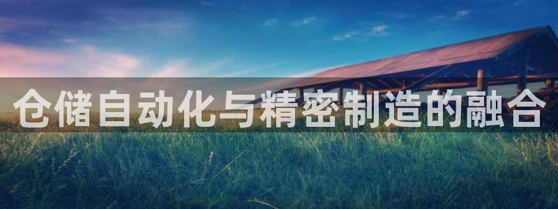 彩神v8手机客户端怎么下载：仓储自动化与精密制造的融合