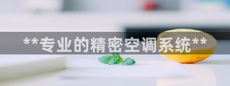 彩神争霸官方登录：**专业的精密空调系统**