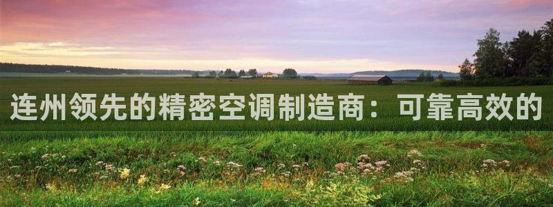 彩神大发官网：连州领先的精密空调制造商：可靠高效的