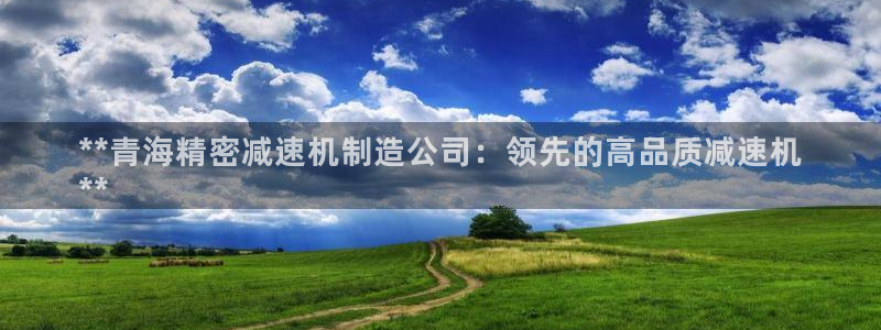 彩神Vii购彩-购彩大厅：**青海精密减速机制造公司：领先的高品质减速机
**