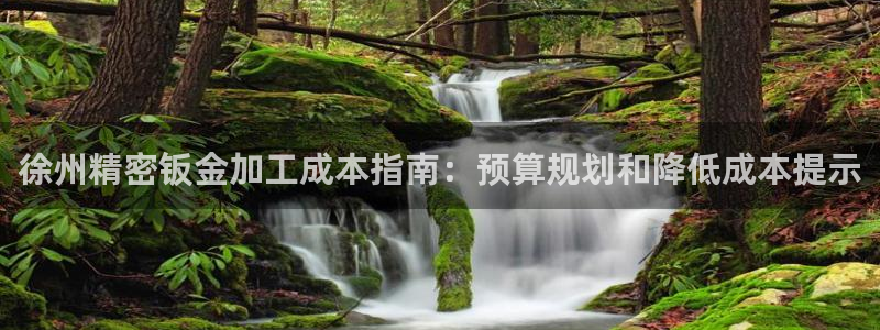 彩神vlll官方网：徐州精密钣金加工成本指南：预算规划和降低成本提示