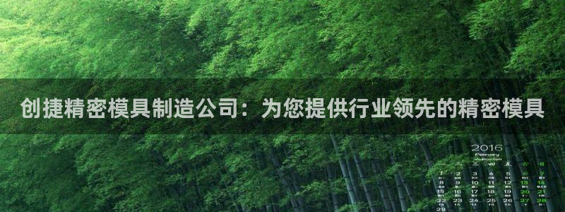 彩神vip购彩大厅：创捷精密模具制造公司：为您提供行业领先的精密模具
