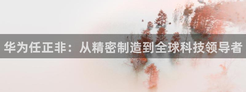 彩神ix官网：华为任正非：从精密制造到全球科技领导者