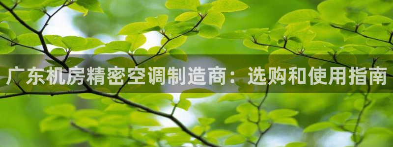 彩神v8是真的挣钱吗安全吗：广东机房精密空调制造商：选购和使用指南