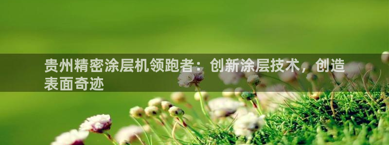 彩神网可以赚钱是真的吗：贵州精密涂层机领跑者：创新涂层技术，创造
表面奇迹