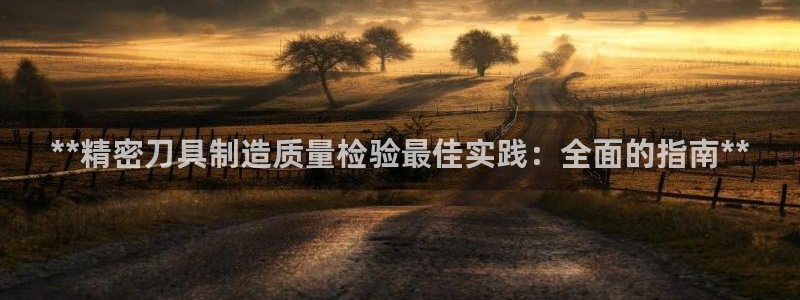 彩神ll能赚钱吗：**精密刀具制造质量检验最佳实践：全面的指南**