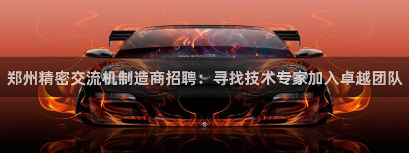 彩神数码科技有限公司：郑州精密交流机制造商招聘：寻找技术专家加入卓越团队
