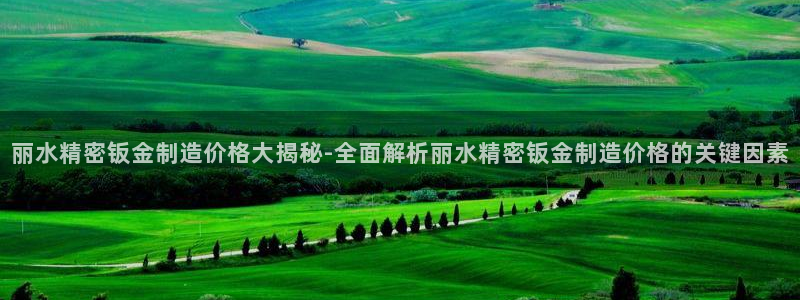 彩神用户登录：丽水精密钣金制造价格大揭秘-全面解析丽水精密钣金制造价格的关键因素