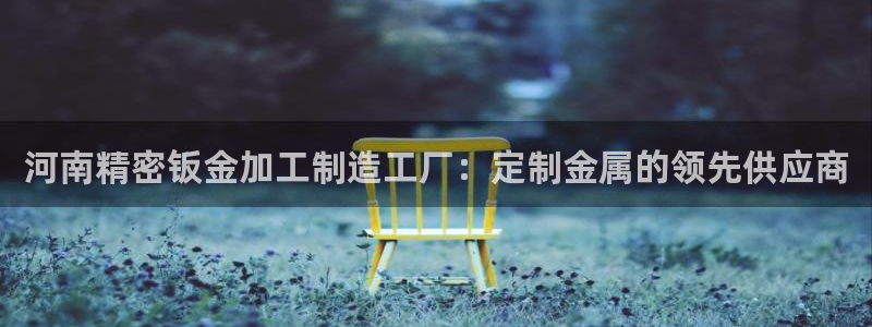 彩神v8是一个什么平台游戏：河南精密钣金加工制造工厂：定制金属的领先供应商