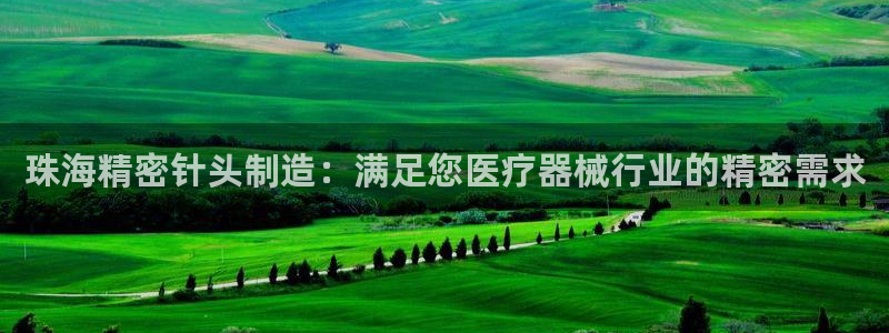 彩神赢的钱是哪里来的：珠海精密针头制造：满足您医疗器械行业的精密需求