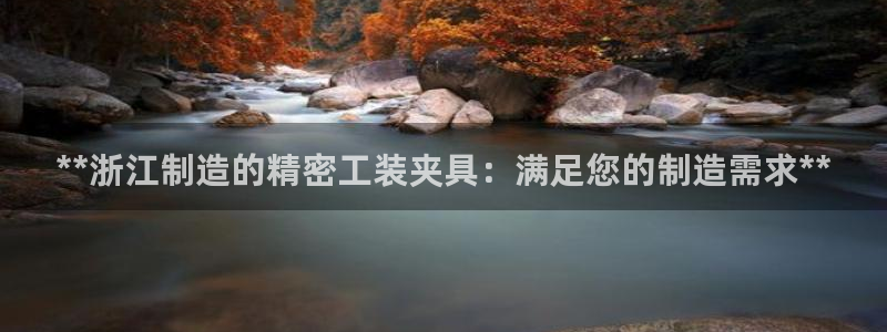 彩神大发是不是人为操作：**浙江制造的精密工装夹具：满足您的制造需求**