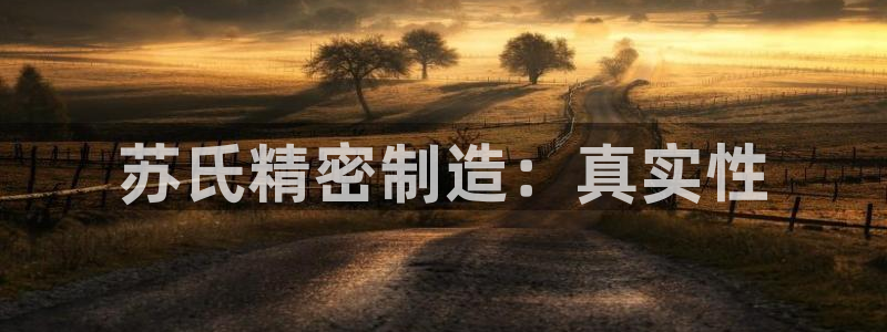 新版彩神v8登录不了：苏氏精密制造：真实性