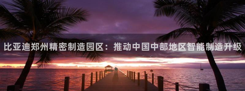 彩神通官网下载：比亚迪郑州精密制造园区：推动中国中部地区智能制造升级